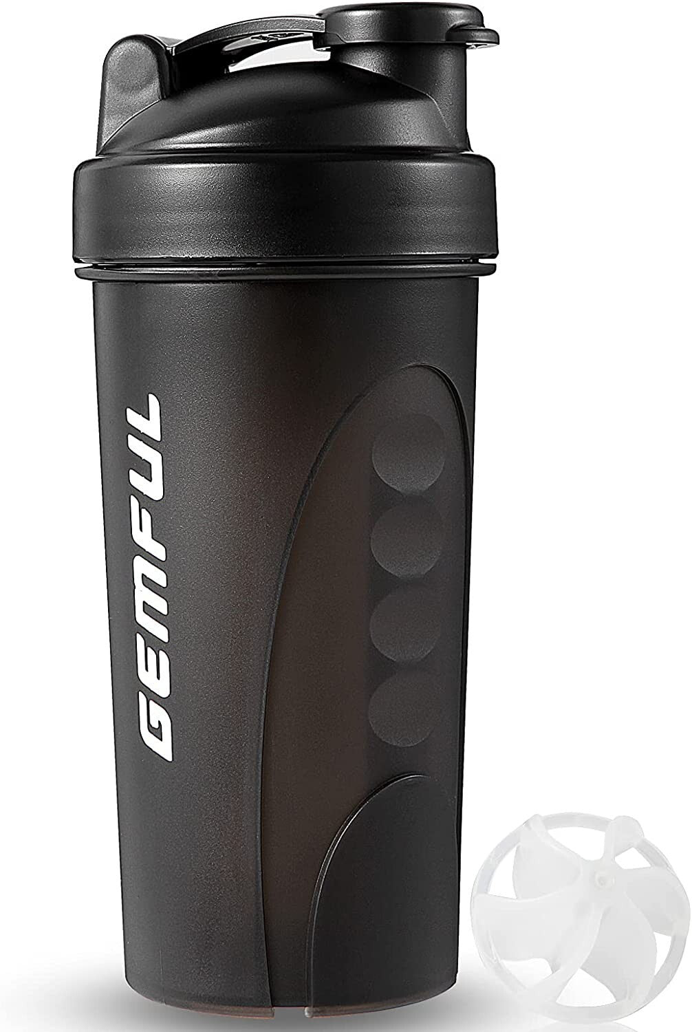 Shaker Bottle for Protein 700Ml Bpa-Free Leak Proof Mixing Blender Cup