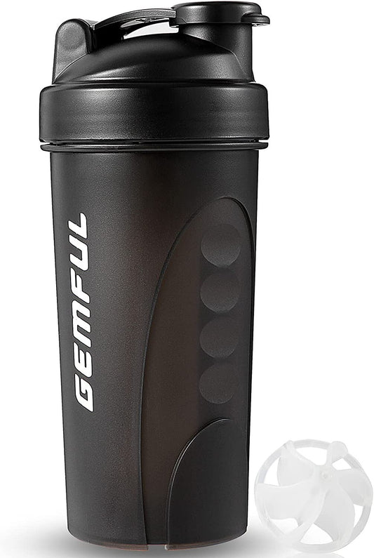 Shaker Bottle for Protein 700Ml Bpa-Free Leak Proof Mixing Blender Cup